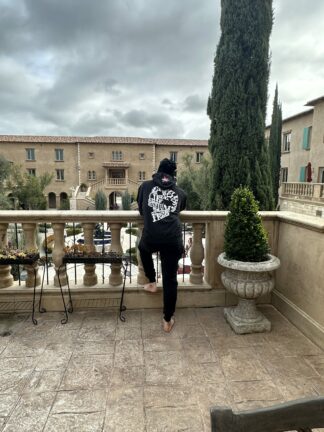 PULLOVER HOODIE CAMF OLD ENGLISH SKULL