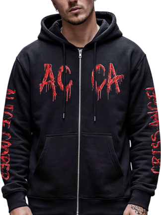 ZIP HOODIE AC&CA LOGOS BASIC